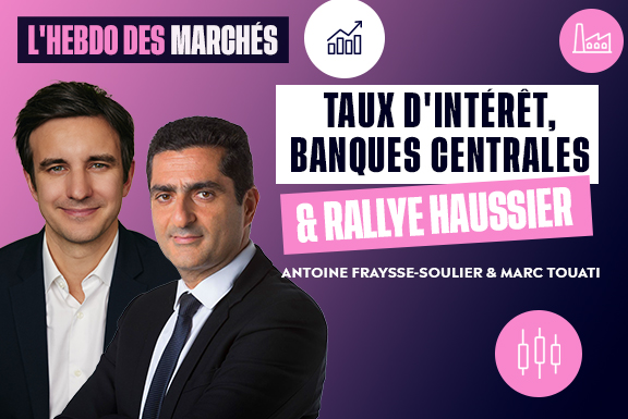 Hebdo des marchés : Taux d’intérêt, Banques centrales & Rallye haussier