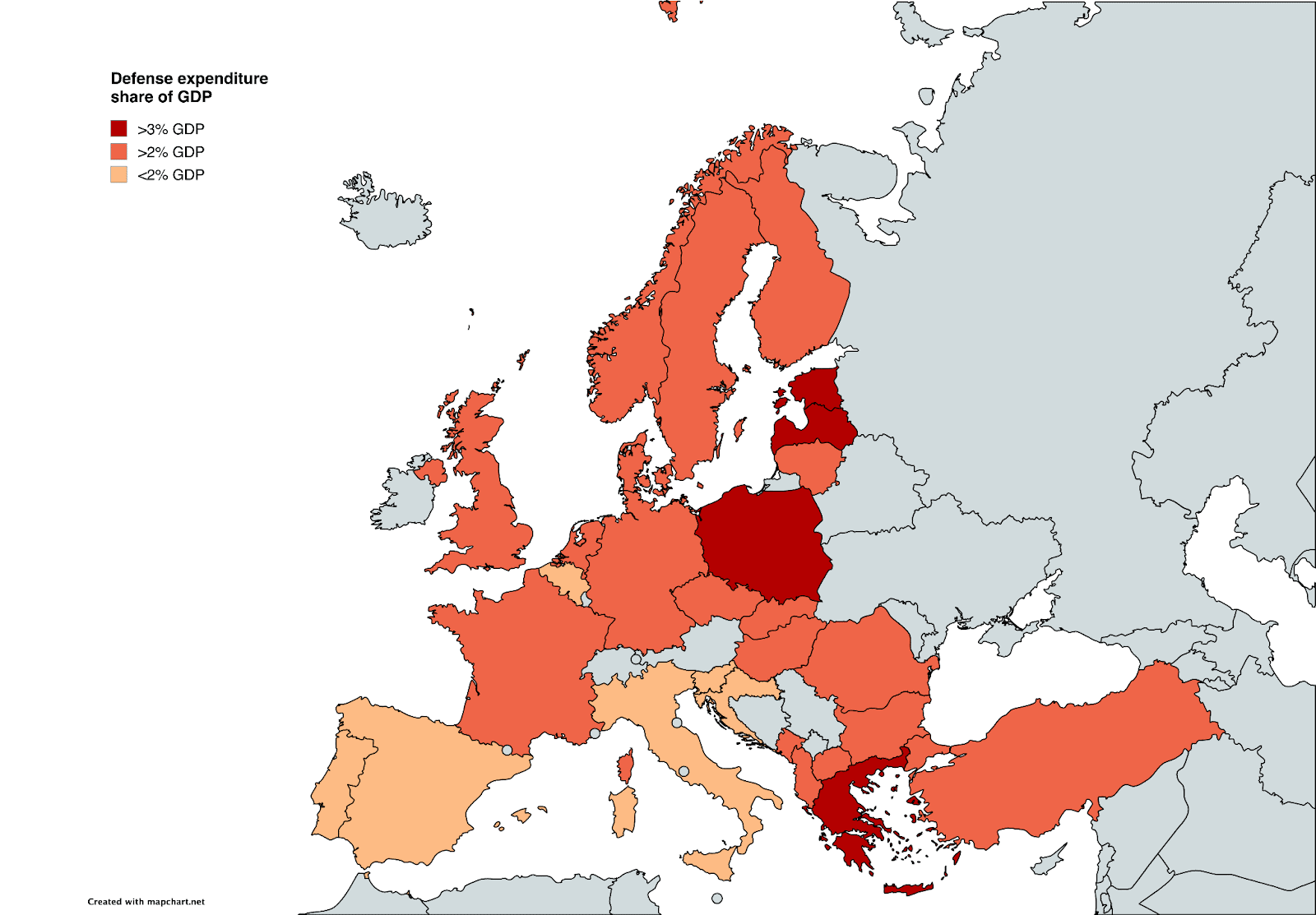 EU Defense Stock Map